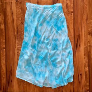 YANA K Delray skirt 🌺 aqua tie-dye 🌺 NWT 🌺 medium